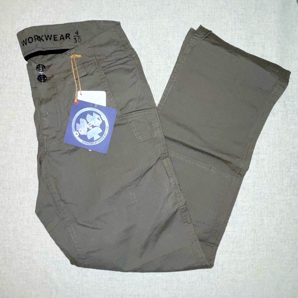 Dovetail Workwear | Day Construct in Olive | NWT